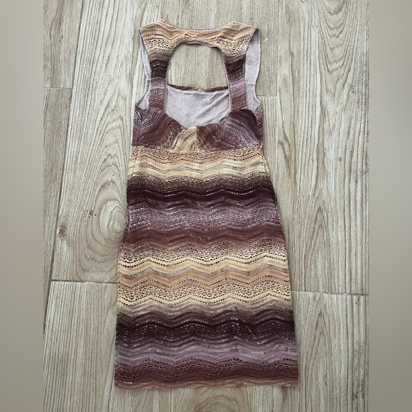 Free People All You Ever Wanted Ombré Stripes Lace Dress - Picture 6 of 7